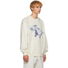 Acne Studios White Hippo Crewneck Sweatshirt