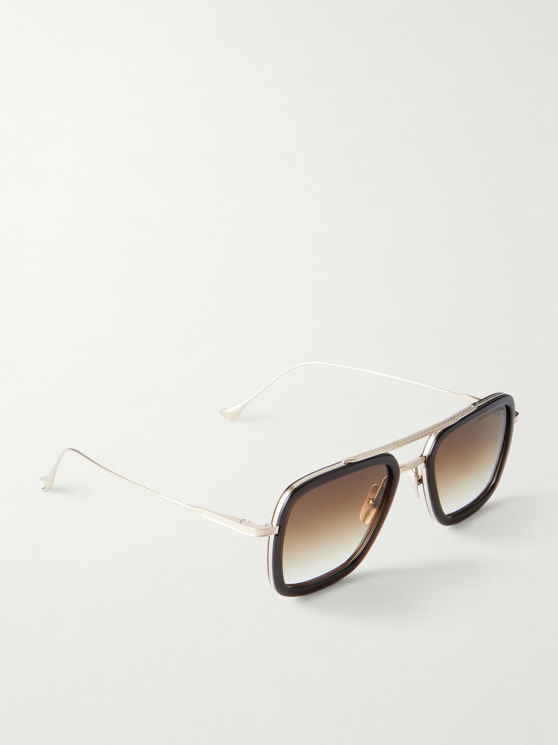 DITA - Flight.006 Aviator-Style Gold-Tone and Acetate Sunglasses