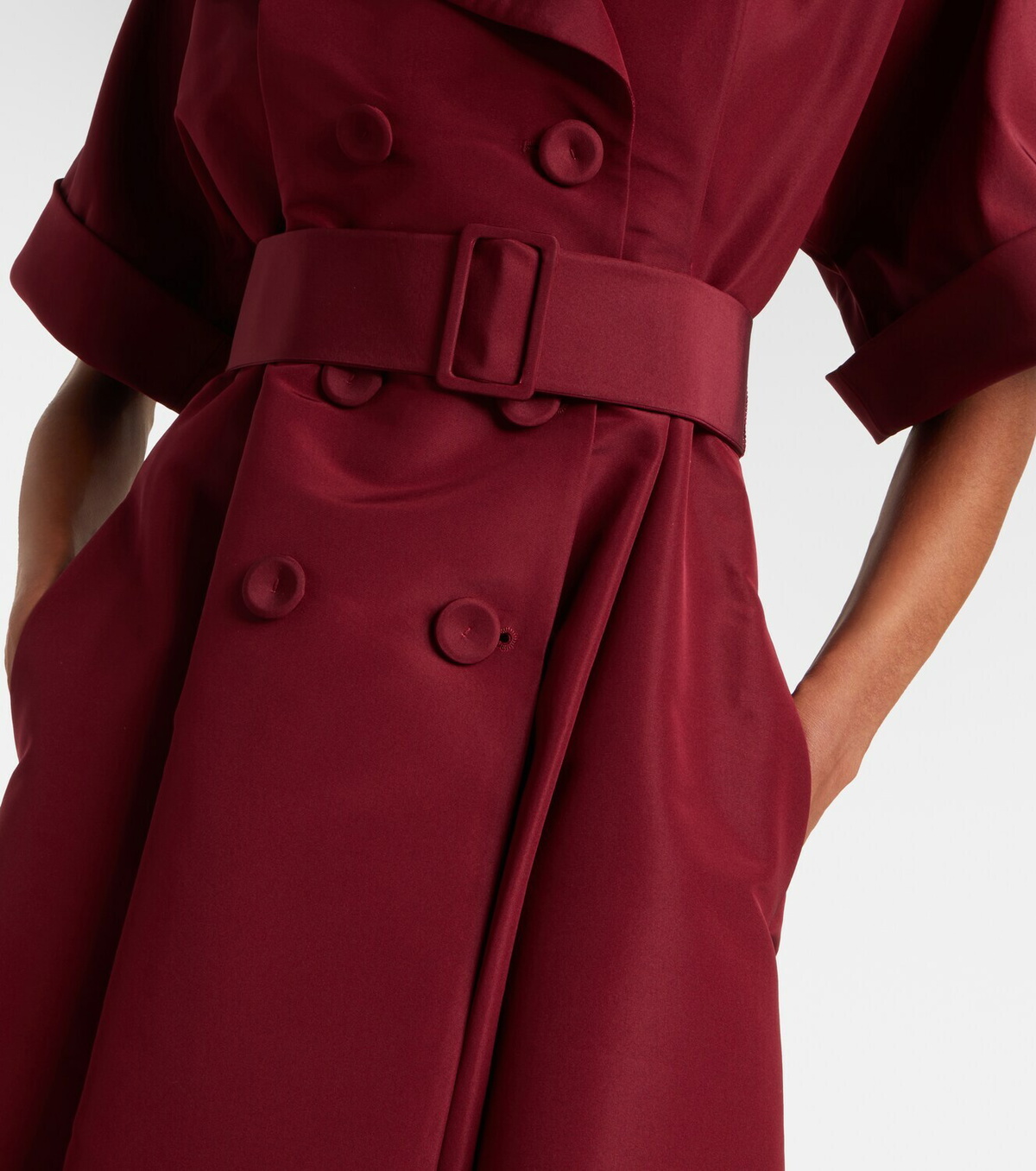 Carolina Herrera Belted silk gown