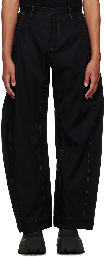 Photo: Dion Lee Black Arch Trousers
