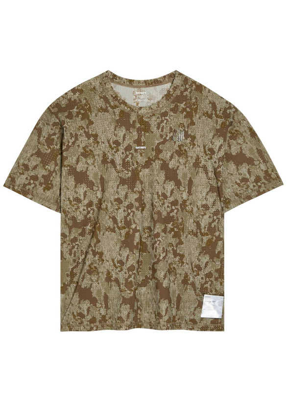 Photo: Satisfy Space-o Camouflage Stretch-jersey T-shirt Multicoloured 1