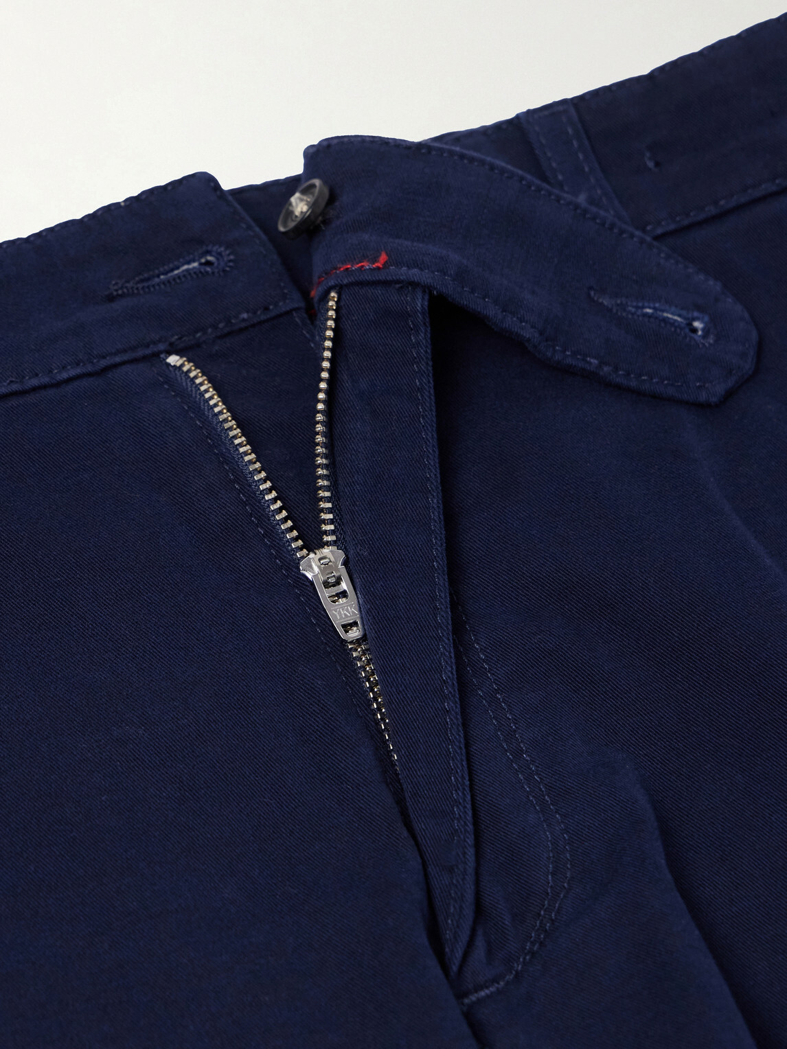 Massimo Alba - Winch Straight-Leg Cotton-Blend Twill Trousers - Blue