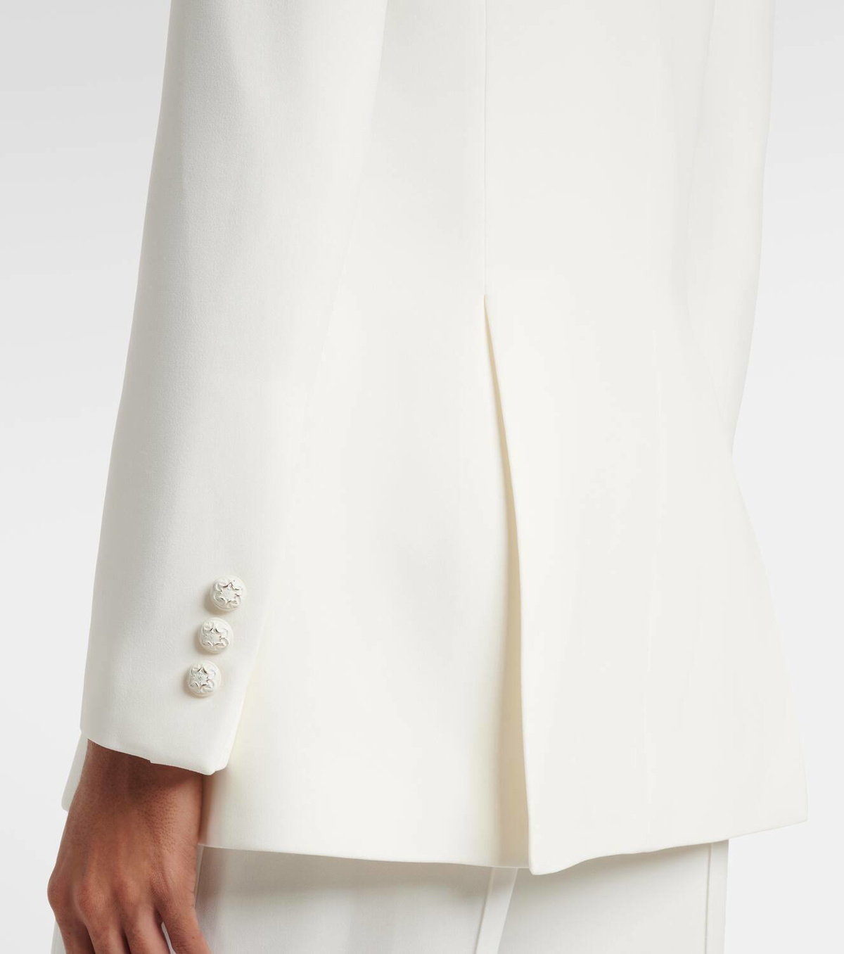 Elie Saab Floral-appliqué blazer