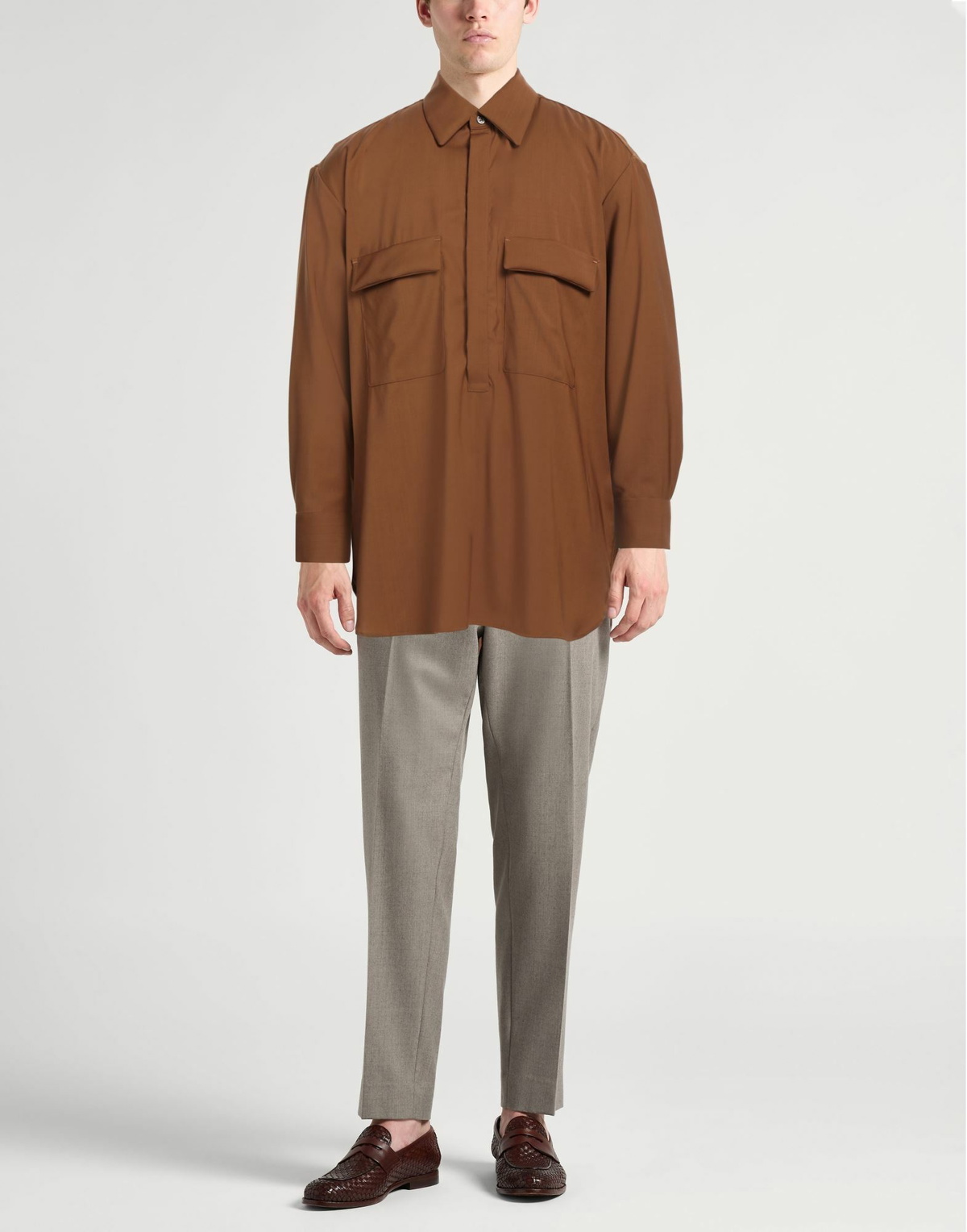 Pt Torino Mens Shirt in Brown