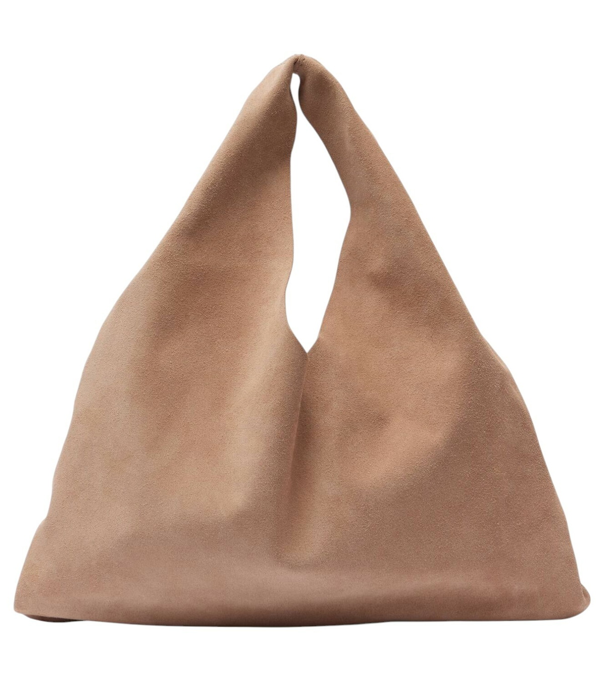 【国内発送】THE ROW ハンドバッグ Bindle small suede bag Small Bindle Bag Beige in Suede – The Row