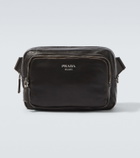 Prada Distressed leather crossbody bag