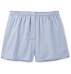 Acne Studios - Boxa Cotton-Chambray Boxer Shorts - Men - Blue