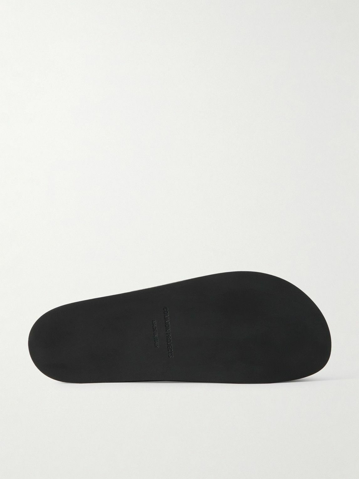 Common Projects - Logo-Debossed Suede Clogs - Brown