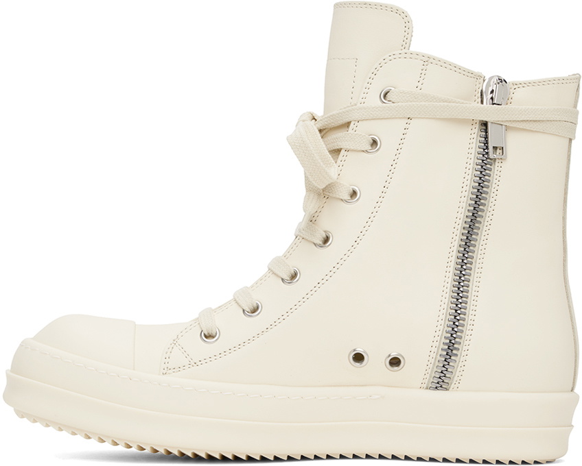 Rick Owens Off-White High Sneakers Rick Owens