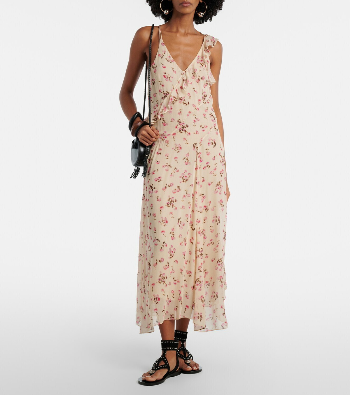 Marant Etoile Luxie floral midi dress