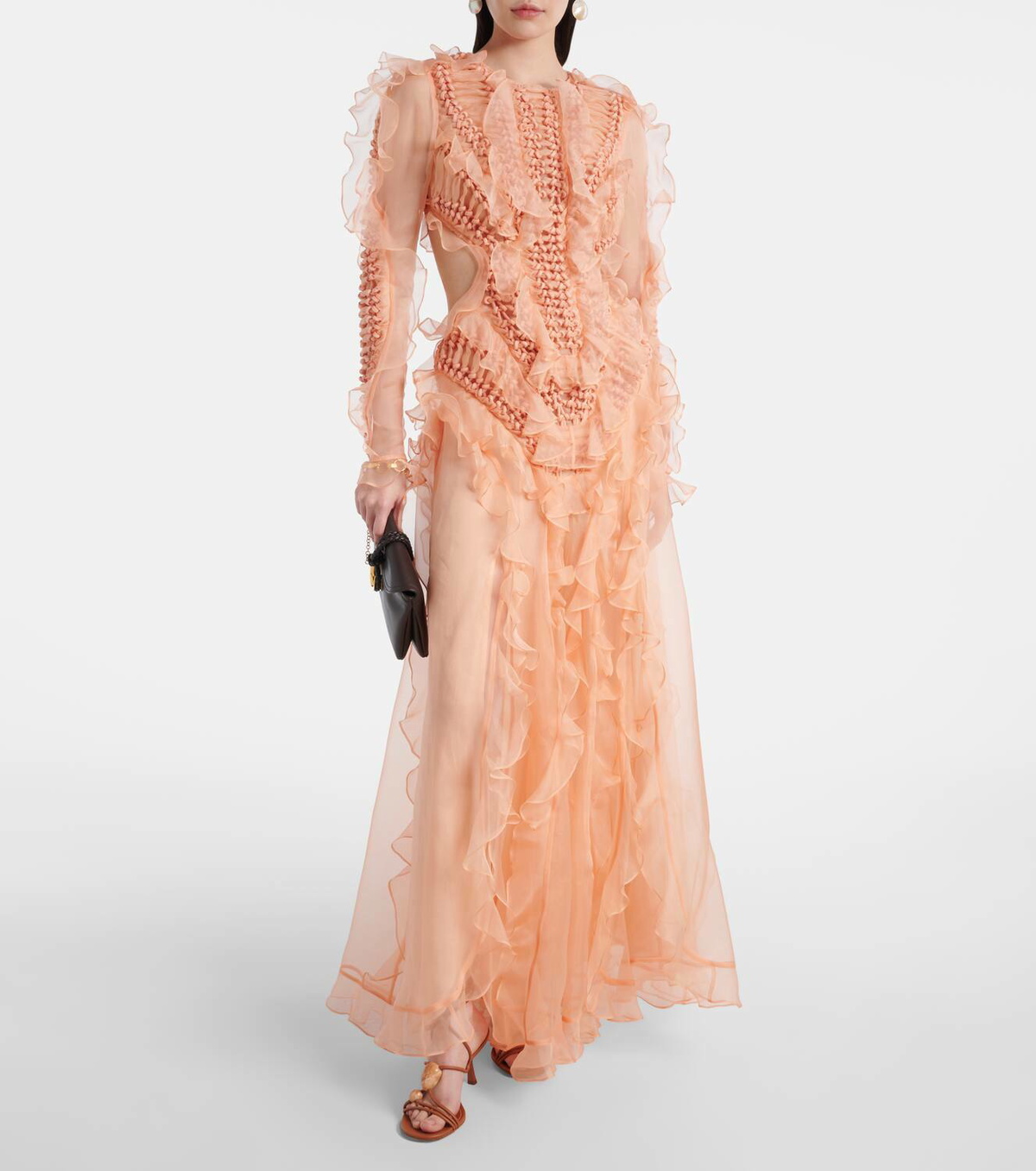 Zimmermann Balance ruffled silk organza maxi dress Zimmermann Zimmermann Balance ruffled silk organza maxi dress Zimmermann
