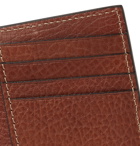 Brunello Cucinelli - Full-Grain Leather Cardholder - Brown