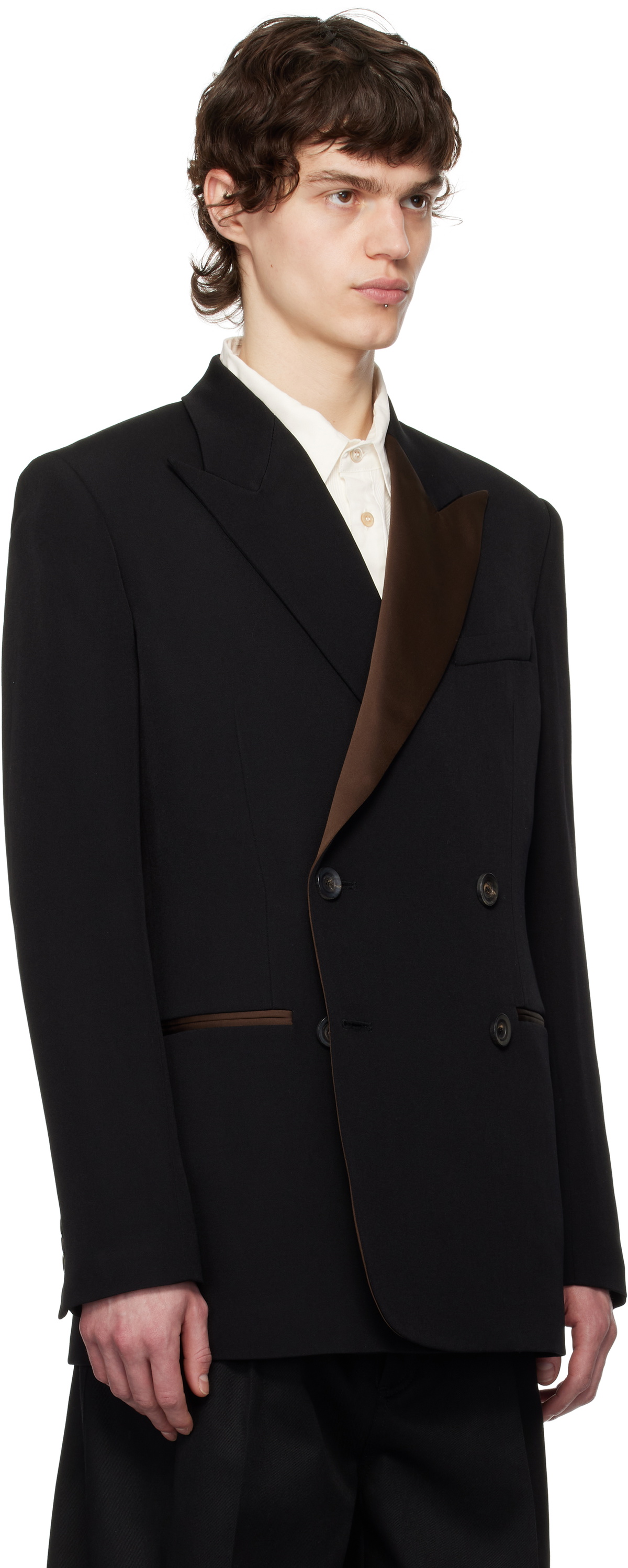 ジャケット・アウター Wales Bonner Strech Cotton Tuxedo Jacket Wales Bonner Black Rise Tuxedo Blazer Wales Bonner