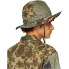 South2 West8 Khaki and Brown Camo Crusher Bucket Hat