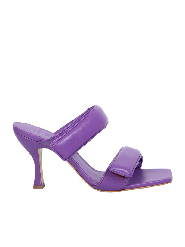 Photo: GIA BORGHINI High-heeled Straps Sandal Perni 03 Purple