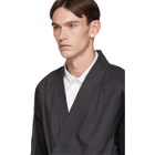 Abasi Rosborough Grey Limited Edition ARC Kimono Shirt Cardigan