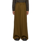 Dries Van Noten Brown Previs Trousers