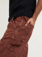Enfants Riches Déprimés - Paint Straight-Leg Distressed Cotton-Canvas Trousers - Brown