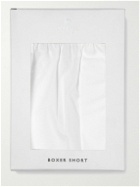 Sunspel - Cotton Boxer Shorts - White