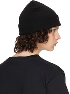 Dime Black Classic Wool Fold Beanie