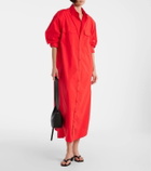 The Frankie Shop Calren cotton shirtdress