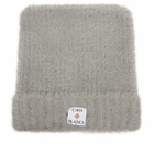 Casablanca Women's Fluffy Nylon Square Hat in Grey 