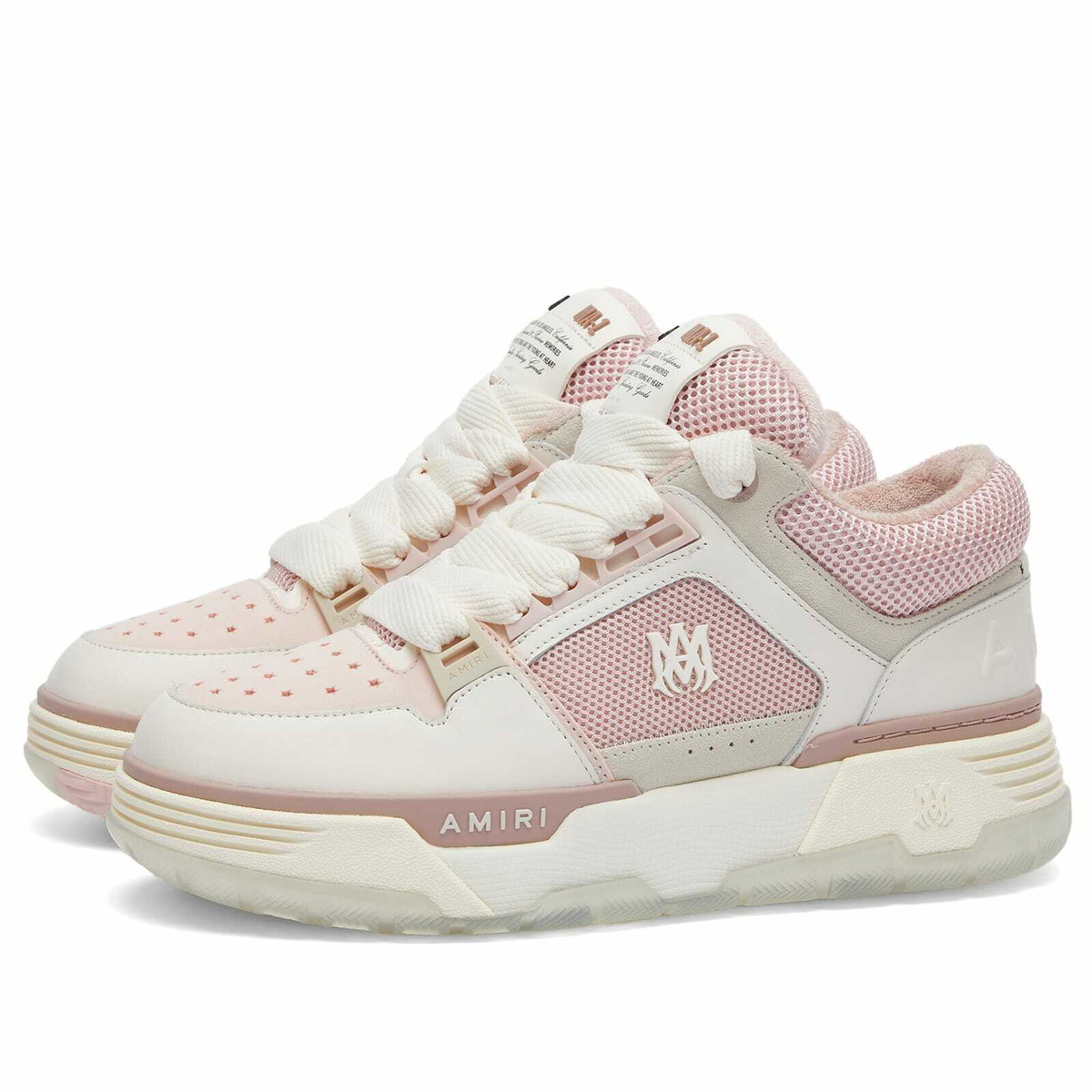 AMIRI Women's MA-1 Sneaker in Pink Alabaster Amiri