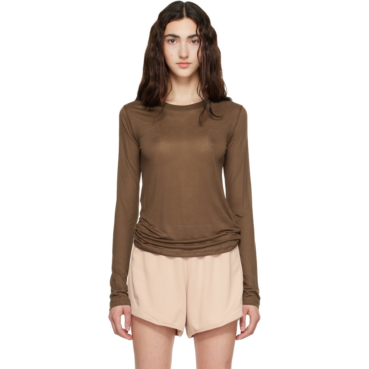 Baserange Brown Long Sleeve T-shirt