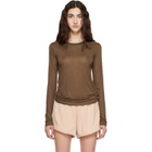 Baserange Brown Long Sleeve T-shirt
