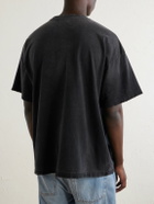 Satoshi Nakamoto - Escape Reality Logo-Print Cotton-Jersey T-Shirt - Black