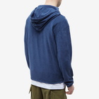 Universal Works Men's Terry Fleece Beach Hoody in Navy