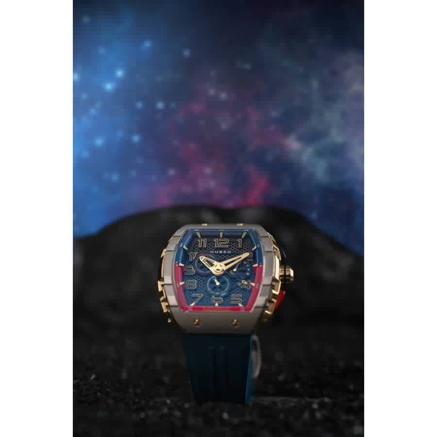 Nubeo Magellan Black Dial Mens Watch NB-6088-04