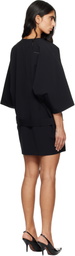 MM6 Maison Margiela Black Belted Minidress