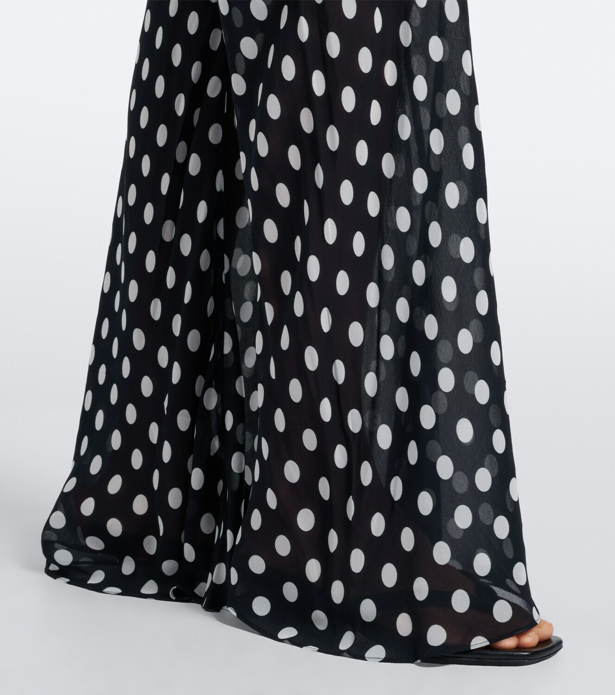 Alexandra Miro Scarlett polka-dot flared pants