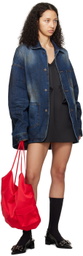 We11done Black Pocket Minidress