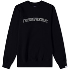 thisisneverthat Men's Arch Logo Crew Sweat in Black