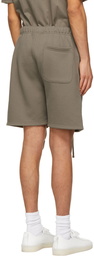 Essentials Taupe Sweat Shorts