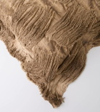 The House of Lyria Bolma wool and cotton pillow