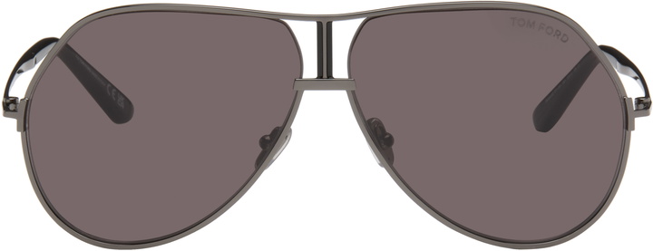 Photo: TOM FORD Gunmetal Rickie-02 Sunglasses