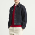 Jil Sander Men's Boxy Denim Jacket in Magnet