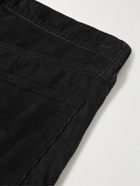 KAPITAL - Straight-Leg Embellished Cotton-Blend Corduroy Trousers - Black