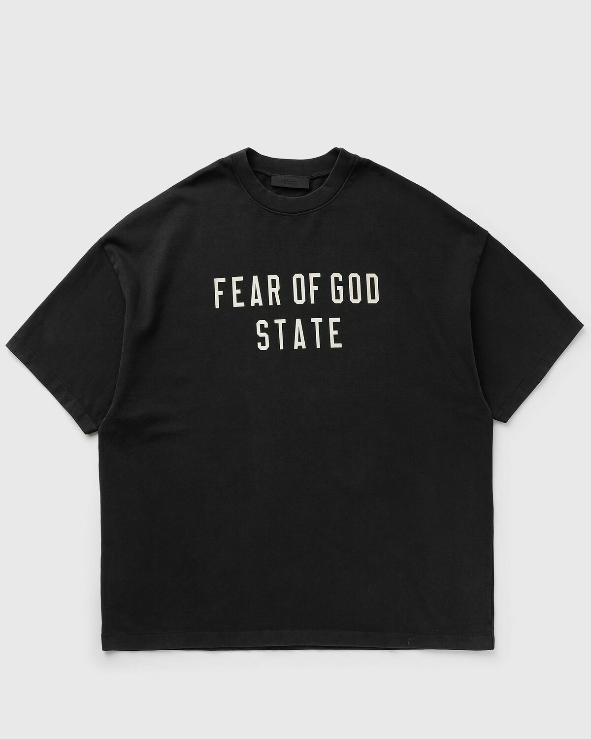 Fear Of God Essentials Heavy Crewneck Tee Black Shortsleeves Fear