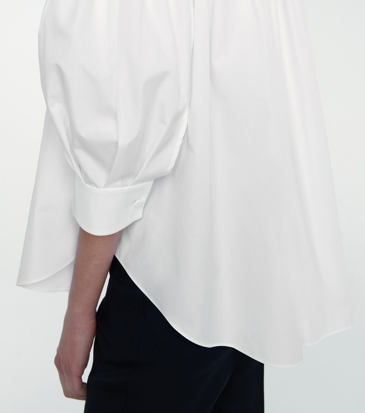 Alexander McQueen Cotton-poplin blouse