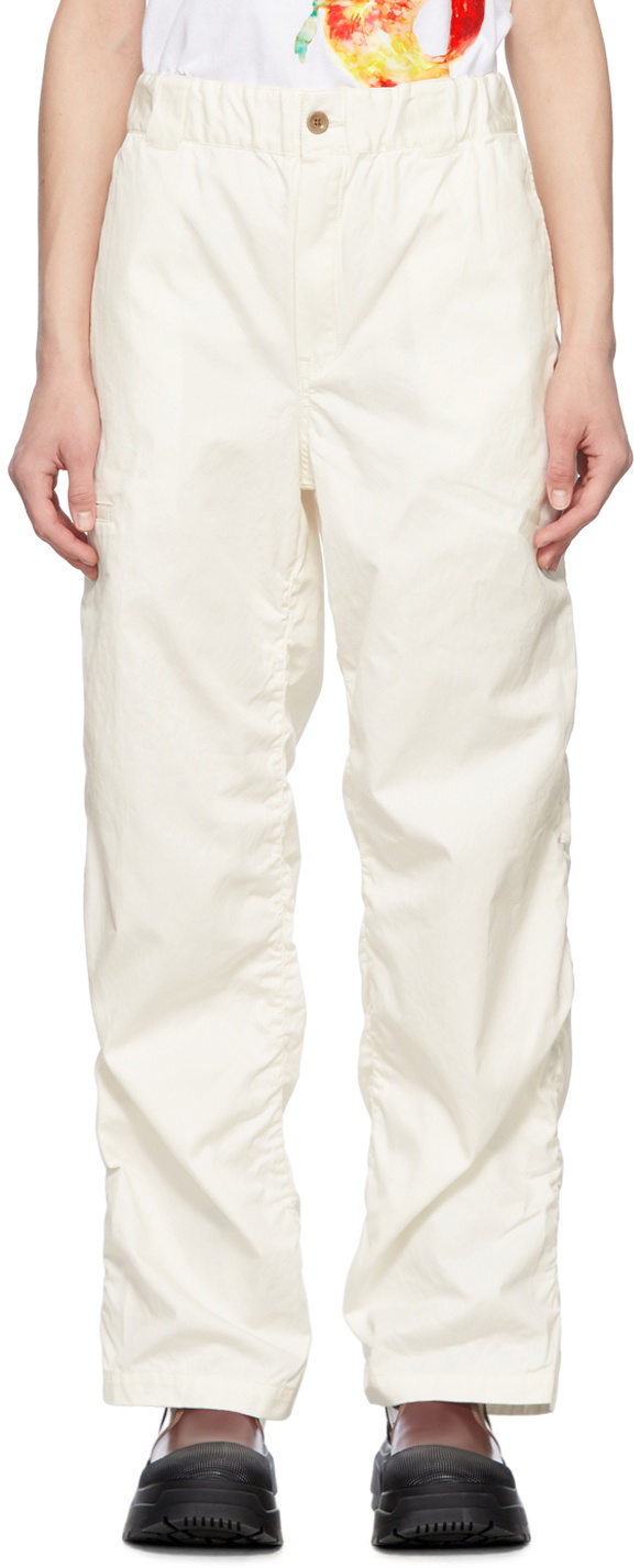 Undercover Off-White Cotton Trousers Undercover