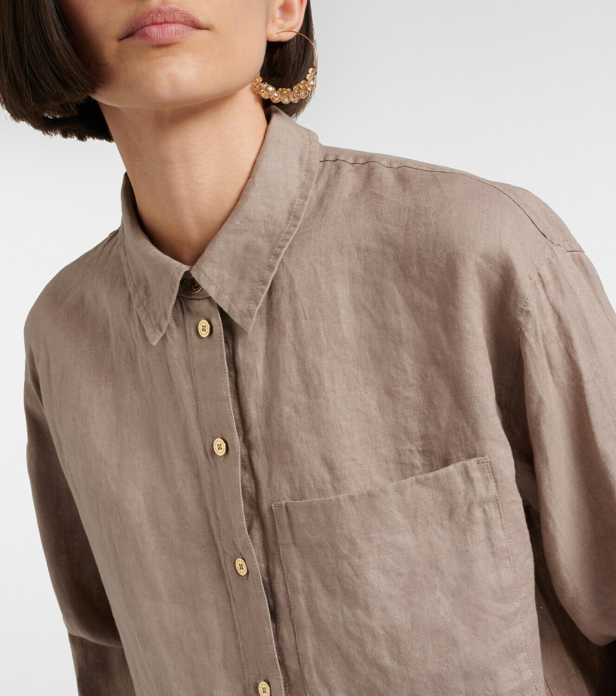 Heidi Klein Zakynthos linen shirt