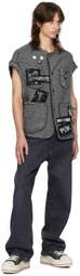 R13 Gray Sleeveless Jacket