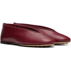 Bottega Veneta Red Rosa Ballerina Flats
