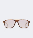 Brunello Cucinelli Sartorial Sunset rectangular sunglasses