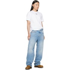 Diesel Blue Relaxed Low Waist 2001 D-Macro Jeans