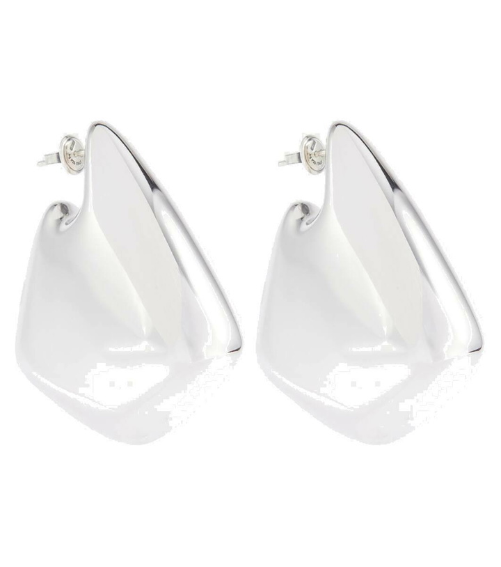 Photo: Bottega Veneta Fin Large sterling silver earrings